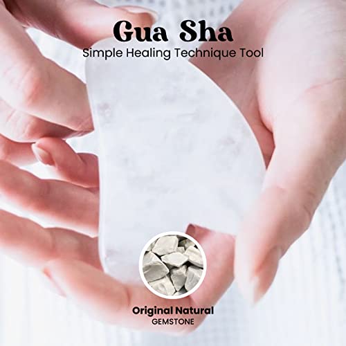 Gua Sha Facial Tools - Facial Skin Care Products Natural Massager for Skincar...