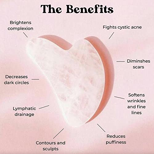ROSELYNBOUTIQUE Gua Sha Facial Tools - Skin Care Tools Natural Massager for S...