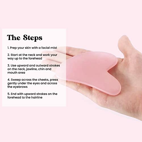 ROSELYNBOUTIQUE Gua Sha Facial Tools - Skin Care Tools Natural Massager for S...