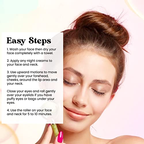 ROSELYNBOUTIQUE Jade Roller Gua Sha Facial Tools Set - Beauty Skin Care Face ...