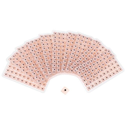 ROSENICE 600 Counts Acupuncture Vaccaria Ear Seeds Disposable Ear Press Seeds...
