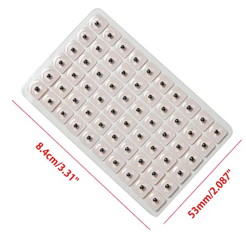 ROSENICE 600 Counts Disposable Ear Press Seeds Acupuncture Vaccaria Plaster B...