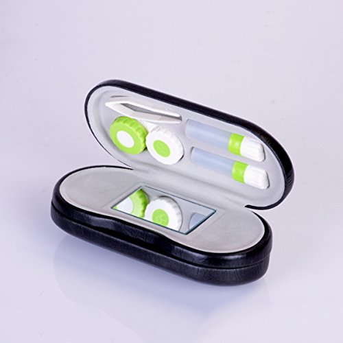 ROSENICE Contact Lenses 2-in-1 Eyeglass and Contact Lens Case Double Use Port...