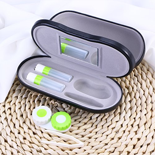 ROSENICE Contact Lenses 2-in-1 Eyeglass and Contact Lens Case Double Use Port...