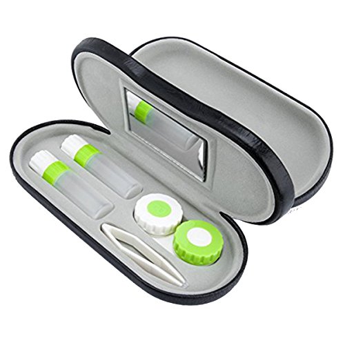 ROSENICE Contact Lenses 2-in-1 Eyeglass and Contact Lens Case Double Use Port...