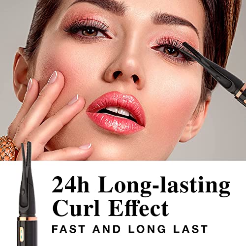 ROSETRA Heated Eyelash Curler, Electric Eyelash Curler with Comb and Clip, US...