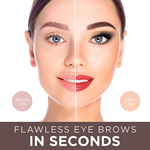 Updated Eyebrow Stamp Stencil Kit - Easy To Use Eyebrow Stamp - 10 Eyebrow St...