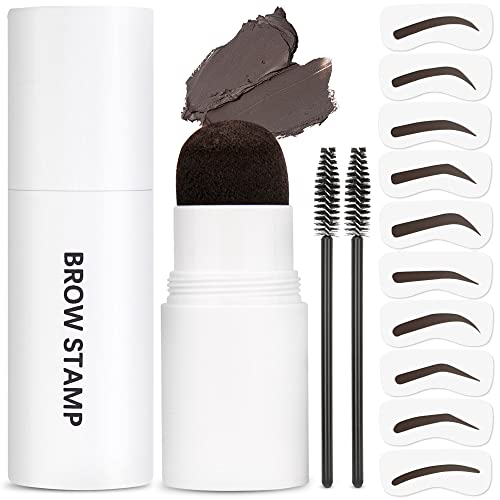 Updated Eyebrow Stamp Stencil Kit - Easy To Use Eyebrow Stamp - 10 Eyebrow St...
