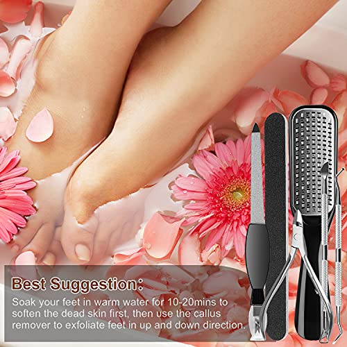 Professional Pedicure Kit, Rosmax 15 in 1 Pedicure Tools Stainless Steel Wash...