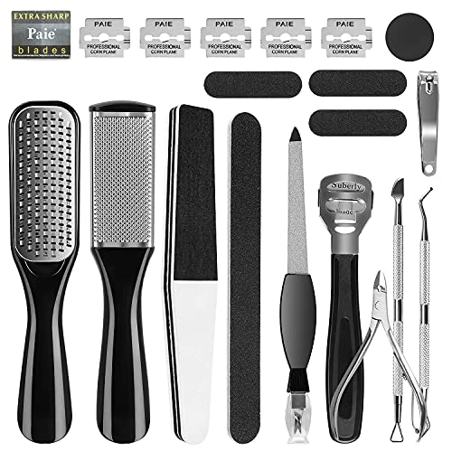 Professional Pedicure Kit, Rosmax 15 in 1 Pedicure Tools Stainless Steel Wash...