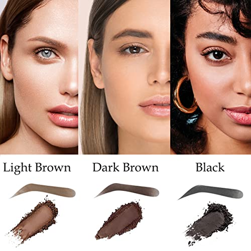 Eyebrow Stamp Stencil Kit, One Step Eyebrow Stamp and Shaping Kit, Perfect Ey...
