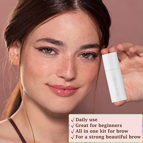 Eyebrow Stamp Stencil Kit, One Step Eyebrow Stamp and Shaping Kit, Perfect Ey...