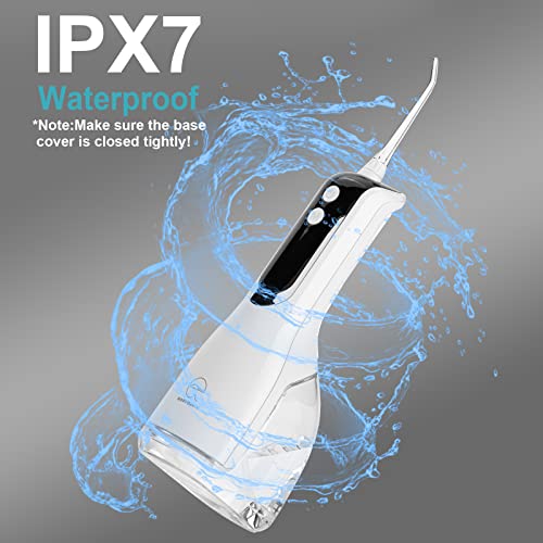 Rosydawn Cordless Water Dental Flosser Oral Irrigator with OLED Display 5 Mod...
