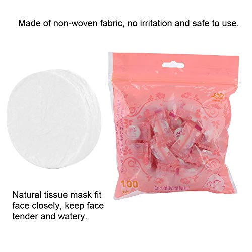 Rotekt 100pcs Non-woven Fabric Compressed Cotton Facial Face Mask Sheet Paper...