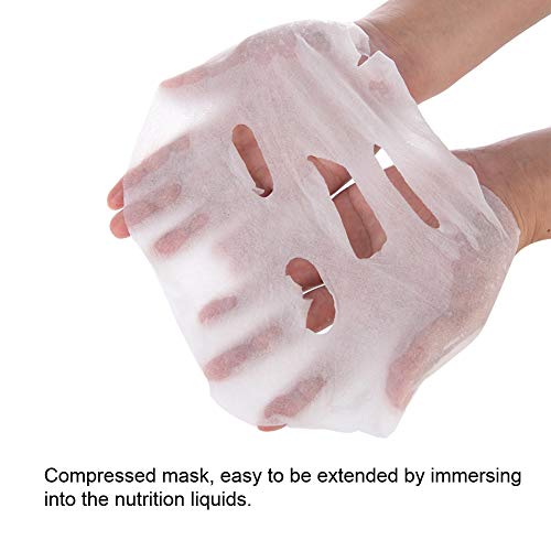 Rotekt 100pcs Non-woven Fabric Compressed Cotton Facial Face Mask Sheet Paper...
