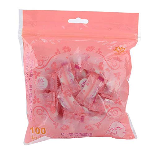 Rotekt 100pcs Non-woven Fabric Compressed Cotton Facial Face Mask Sheet Paper...