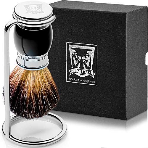 Shaving Brush Set - Professional Shaving Brush with 100% Pure Badger Bristles...