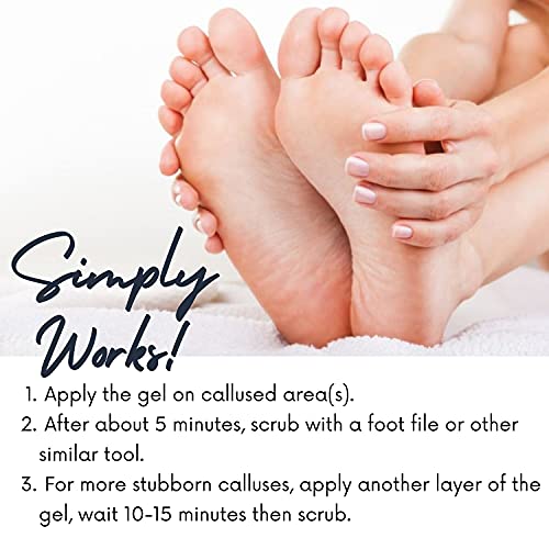 RoutineB Callus Remover For Feet - Extra Strength Callus Remover Gel Works We...