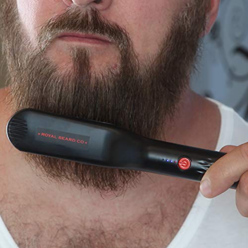 Royal Beard Co Hair/Beard Straightener | Premium Ionic Hair/Beard Straighteni...