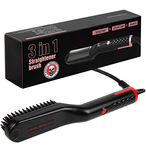 Royal Beard Co Hair/Beard Straightener | Premium Ionic Hair/Beard Straighteni...