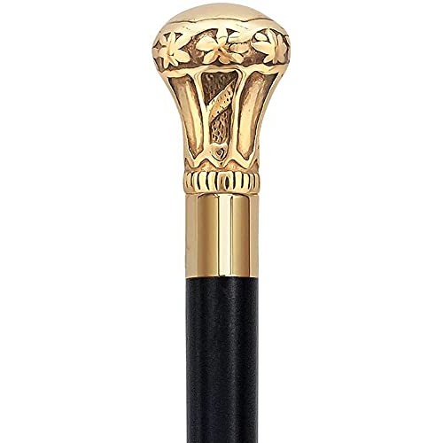 Royal Canes Replica of Bat Masterson Brass Knob Handle Walking Cane