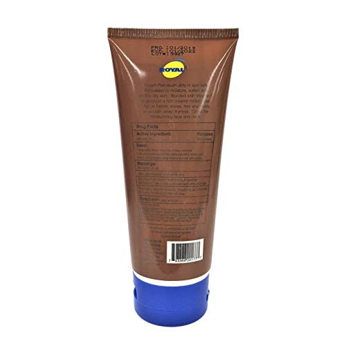 ROYAL Vitamin E Creamy Cocoa scent Petroleum Jelly Skin 7 Oz.