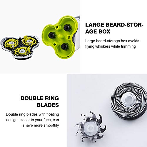 Roziapro Electric Razor for Men - 5 in 1 Rotary Shavers for Men -Mens Electri...