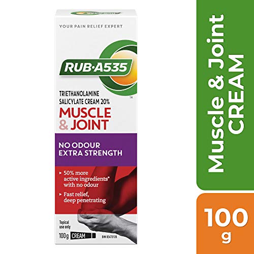 RUB A535 ULTRA STRENGTH NO ODOUR CREAM For Deep Penetrating Relief of Muscle,...