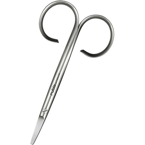Rubis Stainless Steel Infant Nail Scissors for Precise Fingernails and Cuticl...