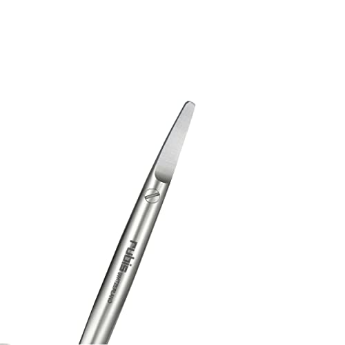 Rubis Stainless Steel Infant Nail Scissors with Blue Leather Elephant Case, F...