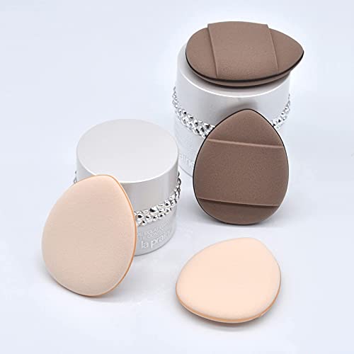 RUBIXIAN Finger Puff, 4 Pcs Mini Makeup Puff, Super Soft Beauty Makeup Tools,...