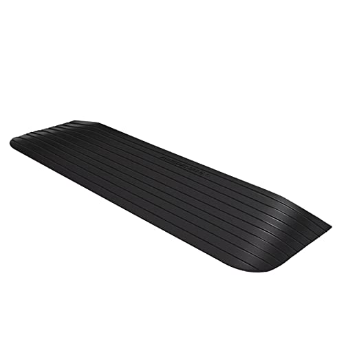 Ruedamann 1.5" Rise Solid Rubber Wheelchair Ramp,1500 lbs Capacity,Threshold ...