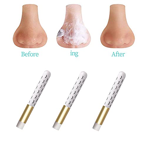 RUFRY Lash Shampoo Brushes,12Pcs White Eyelash Extensions Nose Pore Deep Clea...