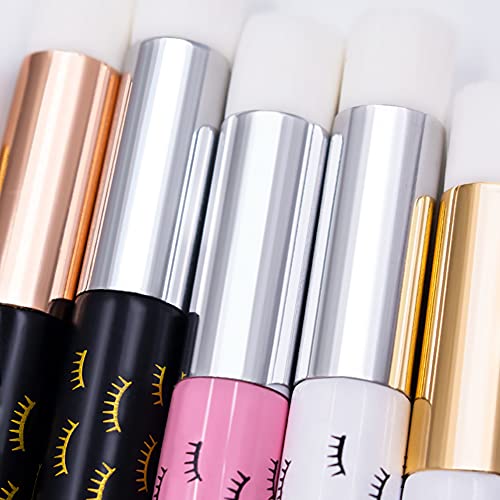 RUFRY Lash Shampoo Brushes,12Pcs White Eyelash Extensions Nose Pore Deep Clea...