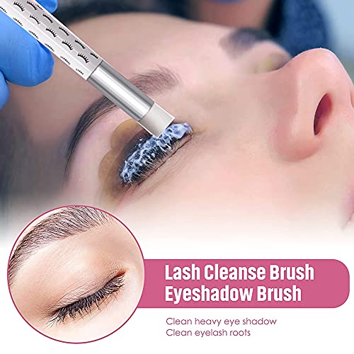 RUFRY Lash Shampoo Brushes, 5Pcs Eyelash Extensions Nose Pore Deep Cleaning B...