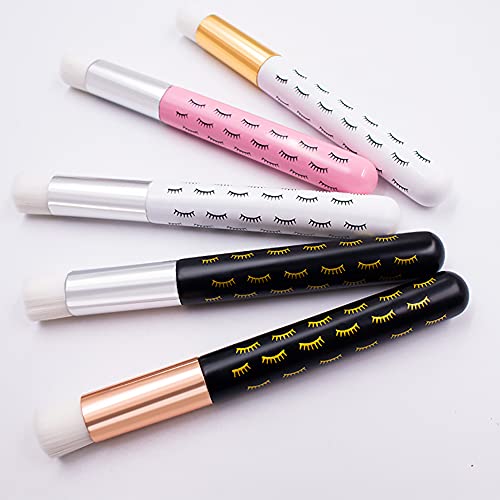 RUFRY Lash Shampoo Brushes, 5Pcs Eyelash Extensions Nose Pore Deep Cleaning B...
