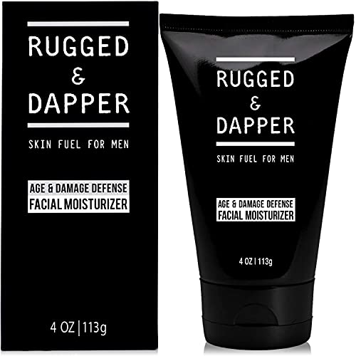 RUGGED & DAPPER Age + Damage Defense Facial Moisturizer | Dual Purpose Face L...