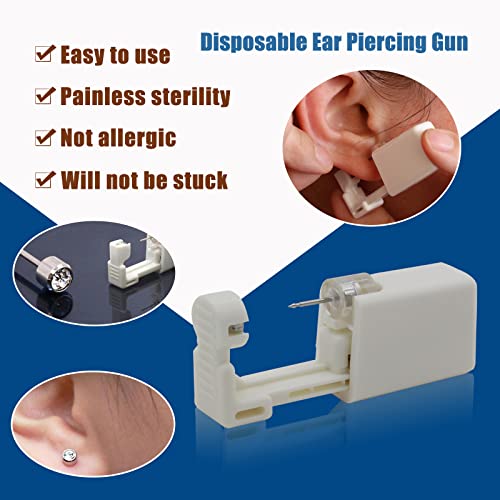 Ear Piercing Gun - Ruicoo 6 Pack Self Ear Piercing Gun Disposable Ear Piercin...