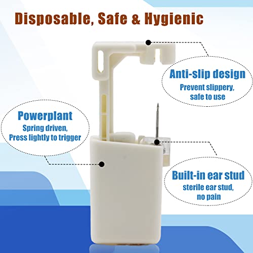 Ear Piercing Gun - Ruicoo 6 Pack Self Ear Piercing Gun Disposable Ear Piercin...