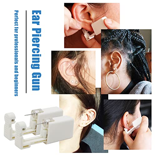 Ear Piercing Gun - Ruicoo 6 Pack Self Ear Piercing Gun Disposable Ear Piercin...