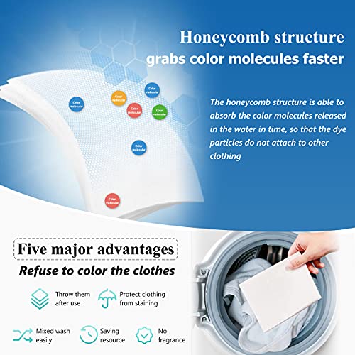 RUILLSEN Laundry Color Catcher 24 Count Sheets,Home Household Supply Valentin...