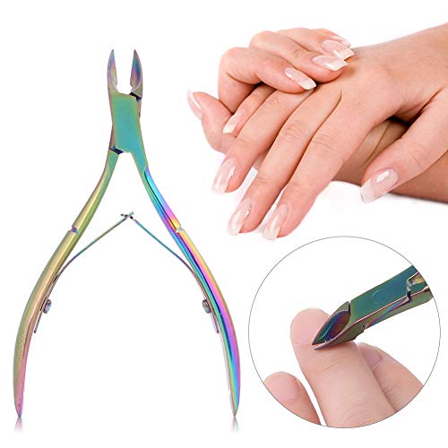 Ruiqas Cuticle Nipper Set Cuticle Pusher Cutters Nail Clipper Trimmer Scissor...
