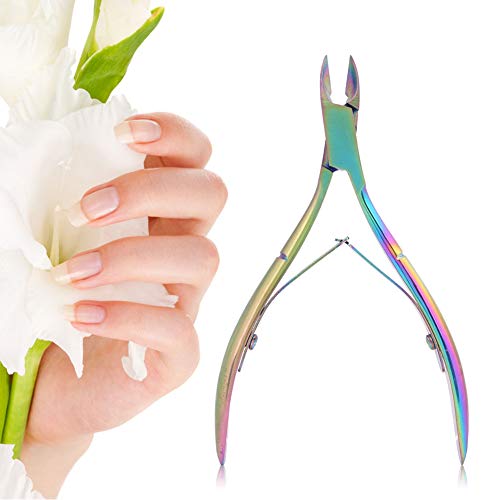 Ruiqas Cuticle Nipper Set Cuticle Pusher Cutters Nail Clipper Trimmer Scissor...