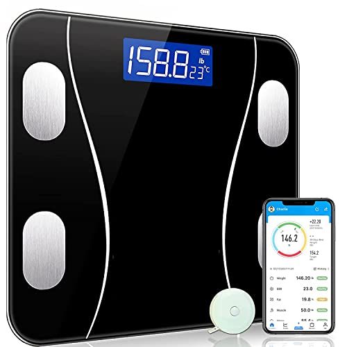 Weight Scale Digital Scales for Body Weight Body Fat Scale Bluetooth Scale Sm...