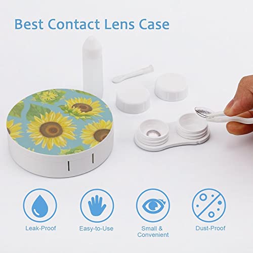 RUORUO Fashion Cosmetic Contact Lens Case Portable Box Kit with Mirror Elegan...