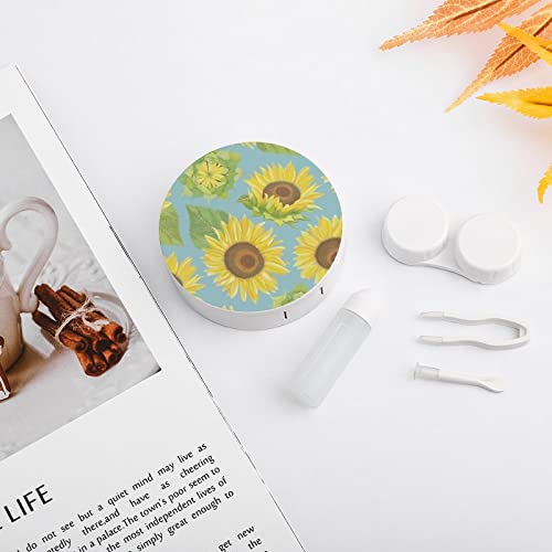 RUORUO Fashion Cosmetic Contact Lens Case Portable Box Kit with Mirror Elegan...