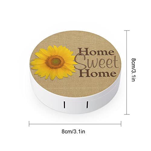 RUORUO Fashion Cosmetic Contact Lens Case Portable Box Kit with Mirror Sweet ...