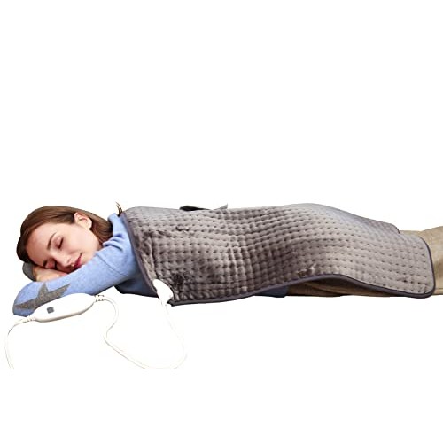 Ruqiji 17''x33'' XXXL King Size Heating Pad with Fast-Heating Technology&6 Te...