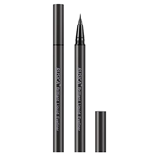 2 Count Waterproof Liquid Eyeliner Ultra-Fine Felt Tip Smudge Resistant Eye M...