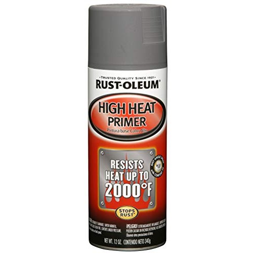 Rust-Oleum 249340 Automotive High Heat Primer Spray Paint, 12 Fl Oz (Pack of ...